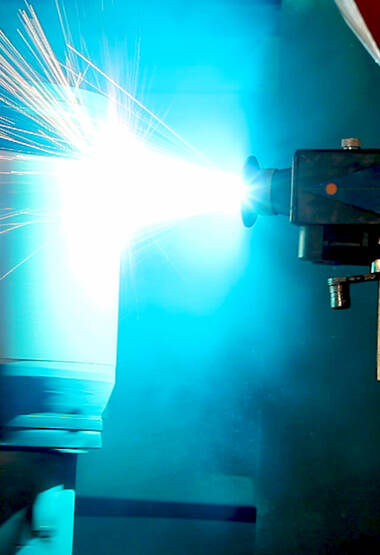 Flame spray